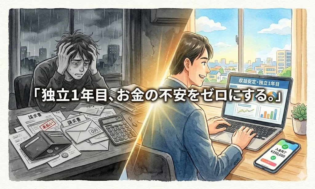 フリーランス1年目のお金の不安を解消する