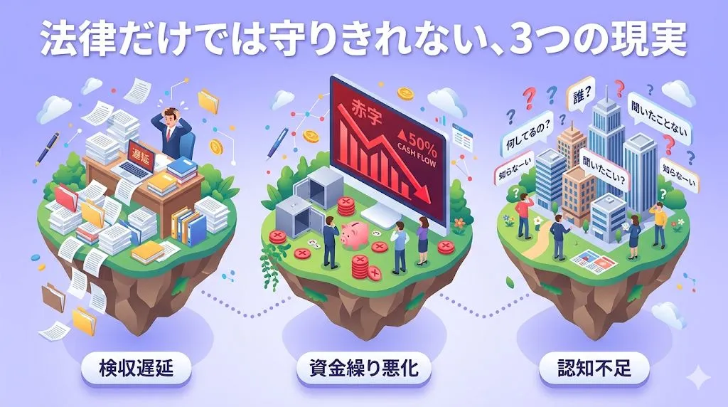 フリーランス新法でも報酬遅延が起きる理由